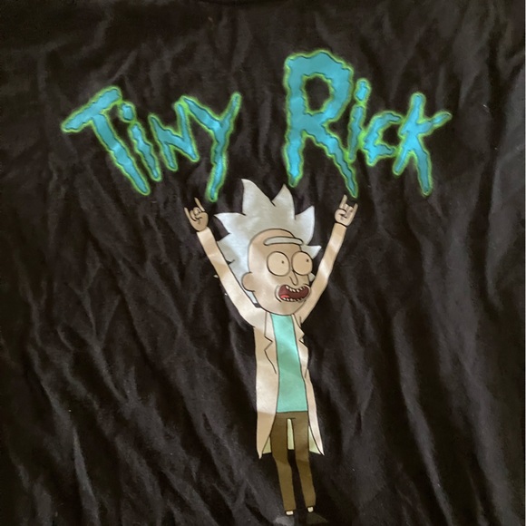 Ripple Junction Rick and Morty Black Tee - Picture 2 of 4
